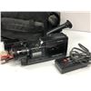 Image 2 : Sony Handy Cam video camera w/ accessories & bag