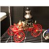 Image 2 : 2 vintage Beam Kentucky Bourbon Whiskey collectible porcelain decanters old vehicles (empty)
