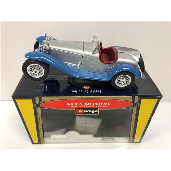 1932 Alfa Romeo 2300 Spider die-cast metal collectors car w/ box
