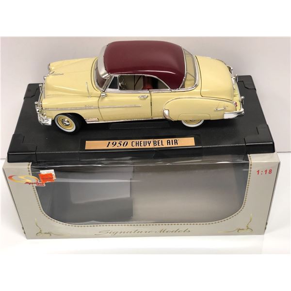 1950 Chevy Bel Air die-cast metal collectors car w/ box