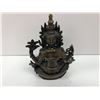 Image 2 : 9in crafted brass Hindu deity figure