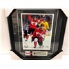 Image 2 : Jonathan Toews "Gold Medal Champion - Sochi 2014" 2 pc signed jersey & framed action photo set w/ CO