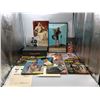 Image 1 : Group of rare items - Vintage Cash box / sports magazines from 1930-50s & 1953 pin up calendar