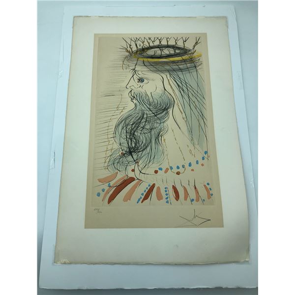 Spanish Artist  Salvador Dali  RARE artwork  King Solomon Limited Prints Appraisal value $1500-$5000