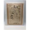 Image 1 : Spanish Artist "Salvador Dali" RARE artwork of Le Crapand ( The Toad) Etching with gold flakes