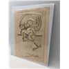 Image 3 : Spanish Artist "Salvador Dali" RARE artwork Declin. ( Decline ) etching with gold flakes