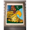 Image 1 : Framed painting of First Nations art