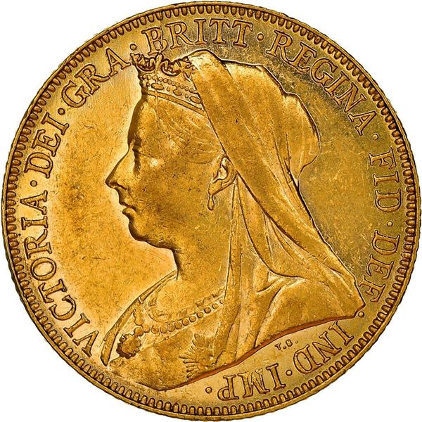 1901 victoria sovereign australia gold coin