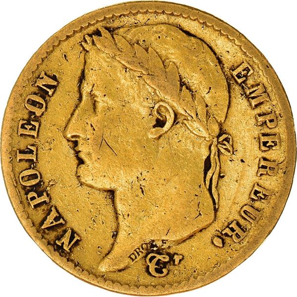 1811 napoleon I 20 francs france paris gold coin