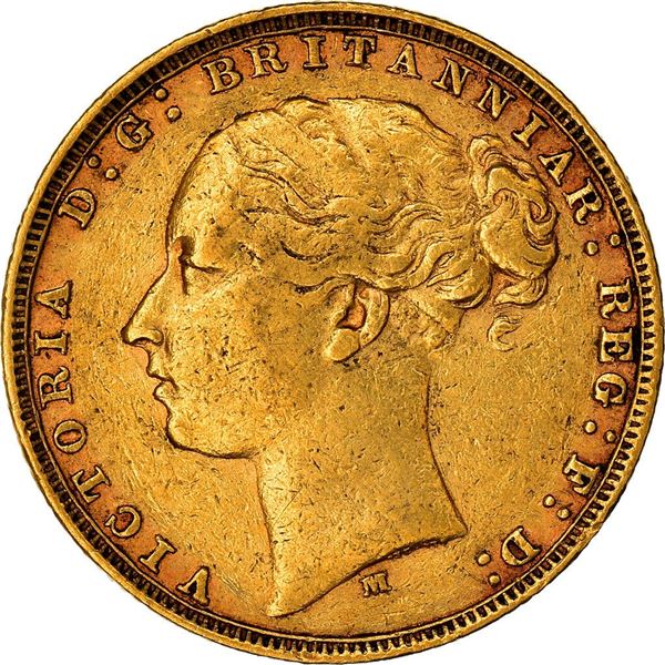 1879 victoria sovereign australia gold coin