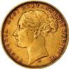 Image 1 : 1879 victoria sovereign australia gold coin
