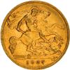 Image 2 : 1907 edward VII 1/2 sovereign great britain gold coin