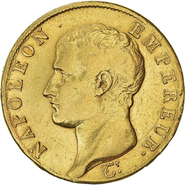 1806 napoleon I 40 francs france paris gold coin