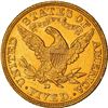 Image 2 : 1907 coronet head $5 half eagle united states gold coin