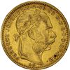 Image 1 : 1886 franz joseph I 8 forint 20 francs hungary gold coin