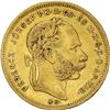 Image 1 : 1877 franz joseph I 8 forint 20 francs hungary gold coin