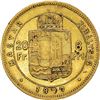 Image 2 : 1877 franz joseph I 8 forint 20 francs hungary gold coin