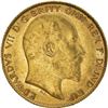 Image 1 : 1909 edward VII 1/2 sovereign great britain gold coin