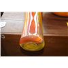 Image 2 : ART GLASS VASES; SIGNED MORTARA (18" & 6 1/2") (2 PCS)