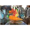 Image 3 : COLLECTION OF GLASS ANIMALS & FRUITS (10 PCS)