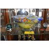 Image 2 : ART GLASS PEDESTAL BOWL, PAPERWEIGHTS & SPHERE ON STAND (4 PCS)