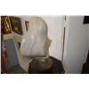 Image 3 : FRAMED MARBLE FEMALE BUST STATUE ON STAND (21") W/SIGNED ANTHONY QUINN BOOK