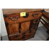 Image 2 : ANTIQUE JAPANESE TANSU W/KEY (31" X 14" X 39")