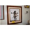 Image 1 : KOA FRAMED GICLEE PRINT, "E INOA NO LONO"; SIGNED RANDY JAY BROWN (24 1/2" X 28 1/2")