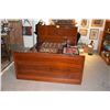 Image 1 : ROSEWOOD QUEEN SIZE BED W/HEAD BOARD (LONG LIFE DESIGN), FOOTBOARD & 6 DRAWERS (60" X 80" X 42")