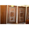 Image 2 : CARVED WOOD PANELS (17" X 32 3/4" EACH) (4 PCS)