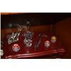 Image 2 : COLLECTION OF CRYSTAL & GLASS FIGURINES (SOME BACCARAT & SWAROVSKI) (11 PCS)