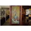 Image 2 : FRAMED OIL ON PANEL, "STILL LIFE"; SIGNED LICHTENSTEIN (13" X 23 3/4")