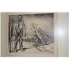 Image 2 : FRAMED A/P ETCHING, "WITHER"; SIGNED FRIEDLANDER 1945 G.F. (23" X 21 1/4")