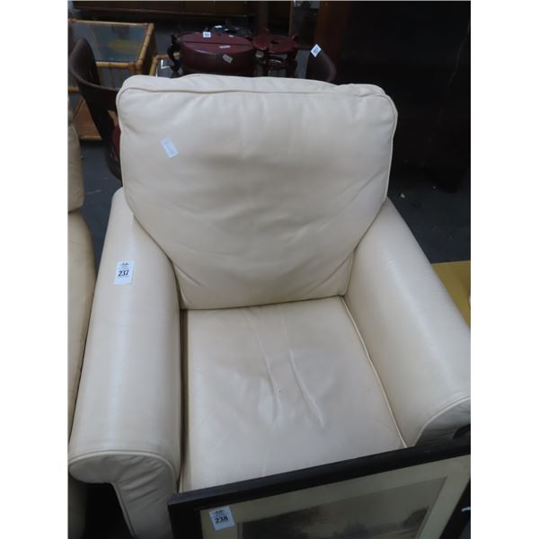 Bone Leather Recliner