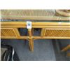 Image 2 : Rattan Sofa Table/2 End Tables Set