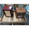Image 1 : Decorator Tray w/Coin Bank & Small Jewelry Box