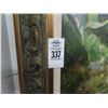 Image 2 : Ornate Framed Oil On Canvas "Sunny Atrium" Signed Nicholas - 56" x 68"