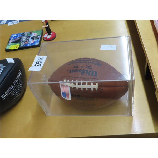 3-Autographed/Souvenir Football - 3 X $