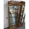 Image 1 : Oak Crown Top 3-Panel Curio