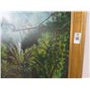 Image 2 : Framed Art "Jungle Waterfall" - 54" x 78"