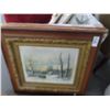 Image 1 : Framed Art "Winter Sleigh Ride" - 27" x 31"