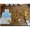 Image 1 : Danbury Mint Gold Christmas Ornament Collection - 10