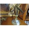 Image 2 : Brass Sphere & Cast Figural Accent Mirror