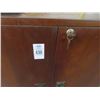 Image 2 : Mahogany Locking Desk Cabinet