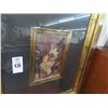 Image 2 : Framed Art of Woman - 28" x 32"