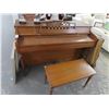 Image 1 : Whitney Oak Sonnet Piano w/Bench