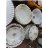 Image 2 : Fenton Glass Footed Dish, Asst. China & Amber Glass