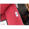Image 2 : Red Microfiber Sleeper Sofa/Chaise