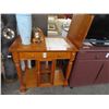 Image 1 : Tile Inlay Flip Top Bar w/Wine Rack