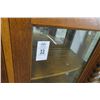 Image 2 : Tiger Oak Curio (Missing Side Panel)